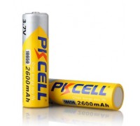 Аккумулятор 18650 PKCELL 3.7V 18650 2600mAh Li-ion rechargeable batery 1 шт в блистере, цена за блистер, Q20