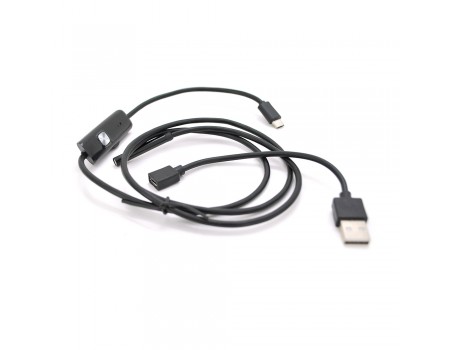 2  in 1 MicroUSB/PC HD эндоскоп YT-En-2SW мягкий провод, 1м