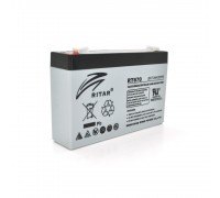 Акумуляторна батарея AGM RITAR RT670, Black Case, 6V 7.0Ah ( 151х34х94 (100) ) 
