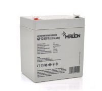 Акумуляторна батарея MERLION AGM GP1245F1, 12V 4.5Ah ( 90 х 70 х 100 (105) ) White 