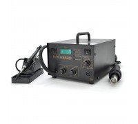 Паяльная станция BAKKU BK852D компрессорная цифровая индикация, фен, паяльник (325*275*202) 4,46 кг
