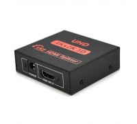 Активний HDMI сплитер 1 => 2 порту, 4K, 1080р, 1,4 версія, DC5V / 2A 