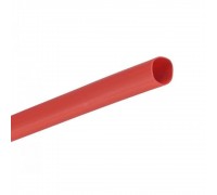 Термоусаджувальна трубка 5,0 мм, робоча температура: від -50 ° C до + 125 ° C, червона, 100м, рулон