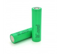 Аккумулятор 18650 Li-Ion Samsung INR18650-25R, 2500mAh, 20A, 4.2/3.6/2.5V, GREEN