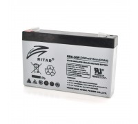 Акумуляторна батарея AGM RITAR HR6-36W, Gray Case, 6V 9.0Ah  ( 151 х 34 х 94 (100 ) 1.35kg 