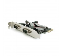 Контроллер PCI-Е=>RS232(9Pin)+RS232(9Pin), 2 порта, TX382B-2S, BOX