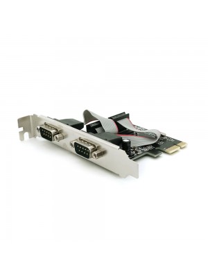 Контроллер PCI-Е=>RS232(9Pin)+RS232(9Pin), 2 порта, TX382B-2S, BOX