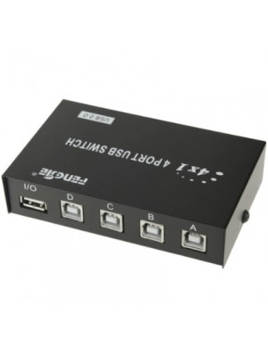 Комутатор 4 Port USB 2.0 PC to Scanner Printer Sharing Switch Box