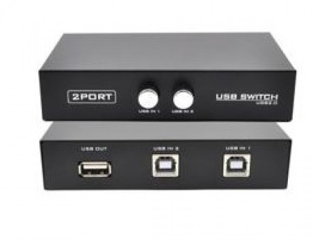 Комутатор 2 Port USB 2.0 PC to Scanner Printer Sharing Switch Box