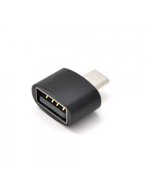 Переходник YHL T3 USB2.0(AF) OTG => microUSB(M), Black, OEM