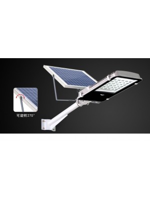 Лампа вулична  Zuke ZK7102 з сонячною панелю LED 30 Вт, СП 20 Вт, АКБ 10000 мА (523*160*380) 6,6 кг, кріплення в комплекті