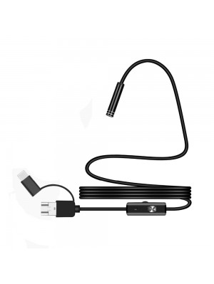 3  in 1 MicroUSB/PC HD эндоскоп, жесткий провод, 1м