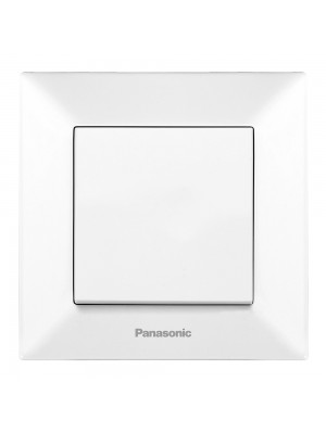 Вимикач Panasonic Arkedia Slim одноклавішний, білий
