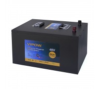 Акумуляторна батарея Vipow LiFePO4 51,2V 200Ah з вбудованою ВМS платою 100A (520*400*300)
