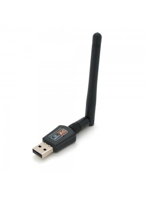 Бездротовий мережний адаптер Wi-Fi-USB Merlion LV-UAC08, RTL8811CU, з антеною 20см, 802.11 a/b/g/n, 600MB, 2.4 GHz 