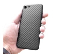 Ультратонкая пластиковая накладка Carbon iPhone 6/6s black