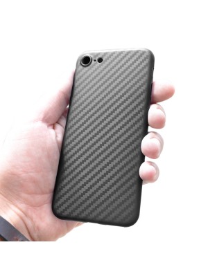 Ультратонкая пластиковая накладка Carbon iPhone 6/6s black