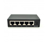 Комутатор Dinkia DS-1005P 5 портів Ethernet 10/100 Мбіт / сек, без БЖ