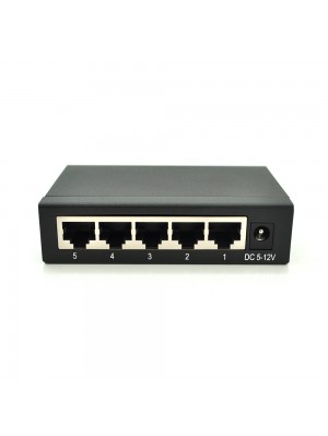 Комутатор Dinkia DS-1005P 5 портів Ethernet 10/100 Мбіт / сек, без БЖ