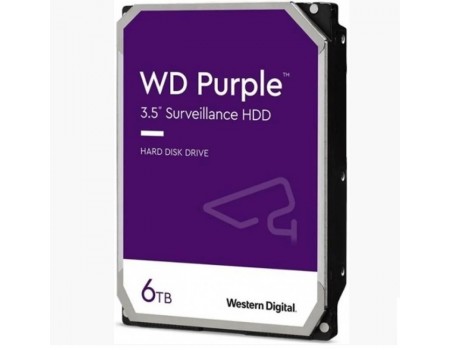 Жесткий диск Western Digital Purple 6TB 5400rpm 256MB WD64PURZ 6Gb/s