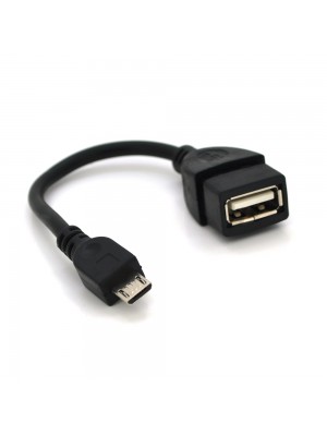 Кабель USB 2.0 AF/Micro-B OTG, 0.1m