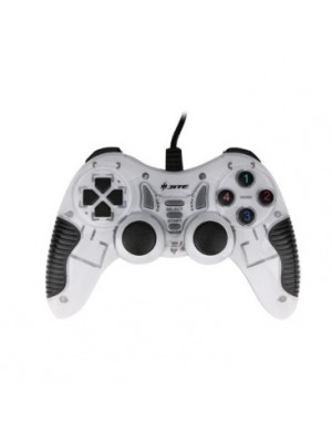 Геймпад проводной для ПК U-900 USB 2.0 DualShock (White)