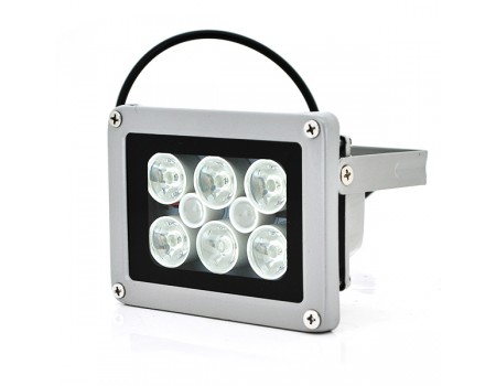 Прожектор направленный с сумеречным датчиком YOSO 12V 10W, 8LED, IP66, угол обзора 60°, дальность до 30м, 113*86*63мм, BOX