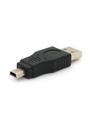 Переходник USB1.1(F) => miniUSB(M), Black, Пакет