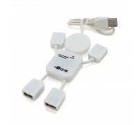 Хаб USB 2.0 4 порту (чоловічок), OEM 