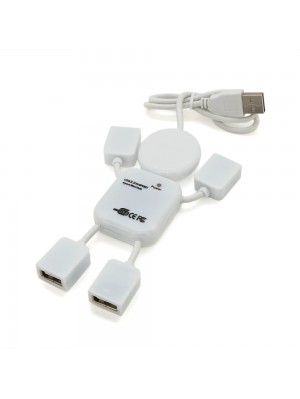 Хаб USB 2.0 4 порту (чоловічок), OEM 