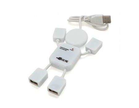 Хаб USB 2.0 4 порту (чоловічок), OEM