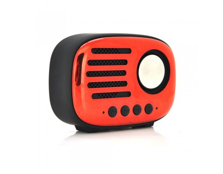 Колонка A4 Bluetooth 4.1 до 10m, 1х5W, 4?, 600mAh, ?90dB, TF card/USB, DC 5V, Red