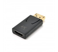 Перехідник VEGGIEG DH-4 Display Port (тато) на HDMI (мама) підтримка 4K *2K, Black