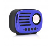 Колонка A4 Bluetooth 4.1 до 10m, 1х5W, 4?, 600mAh, ?90dB, TF card/USB, DC 5V, Blue