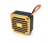 Колонка T5-S Bluetooth 4.1 до 10m, 1х3W, 4?, 600mAh, ?90dB, TF card/USB, DC 5V, Gold