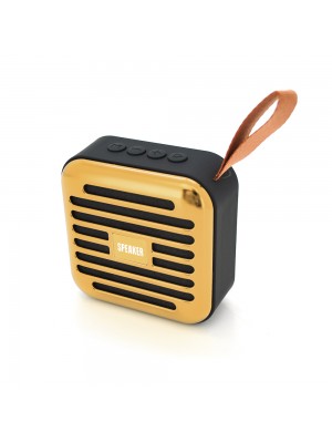 Колонка T5-S Bluetooth 4.1 до 10m, 1х3W, 4?, 600mAh, ?90dB, TF card/USB, DC 5V, Gold