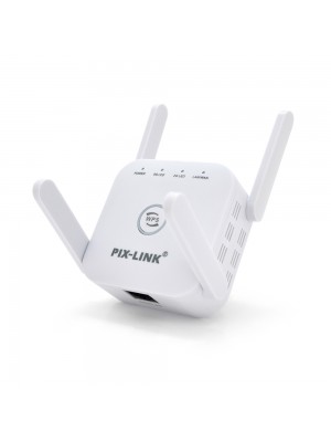 Підсилювач WiFi сигналу з 4-ма вбудованими антенами LV-AC24, живлення 220V, 4X300Mbps, IEEE 802.11b/g/n/ac, 2.4-5GHz, MTK7628KN
