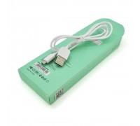 Кабель iKAKU KSC-285 PINNENG charging data cable series for micro, White, длина 1м, 2,4А, BOX