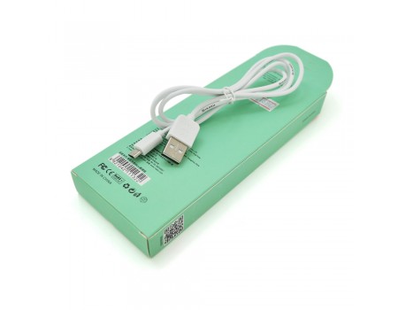 Кабель iKAKU KSC-285 PINNENG charging data cable series for micro, White, длина 1м, 2,4А, BOX