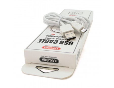 Кабель iKAKU KSC-060 SUCHANG charging data cable series for micro, White, длина 1м, 2,4А, BOX