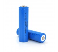 Аккумулятор 18650 Li-Ion Vipow ICR18650 TipTop, 1200mAh, 3.7V, Blue Q50/500