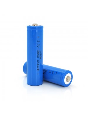 Аккумулятор 18650 Li-Ion Vipow ICR18650 TipTop, 1200mAh, 3.7V, Blue Q50/500