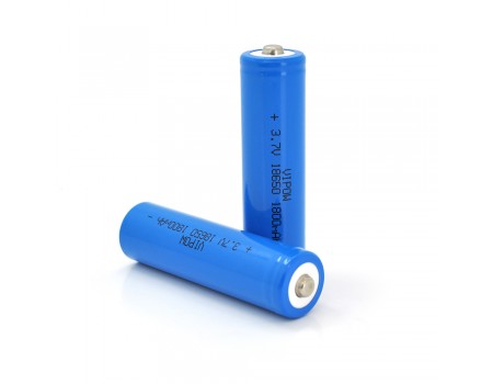 Аккумулятор 18650 Li-Ion Vipow ICR18650 TipTop, 1800mAh, 3.7V, Blue Q50/500