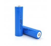 Аккумулятор 18650 Li-Ion Vipow ICR18650 TipTop, 2000mAh, 3.7V, Blue Q50/500