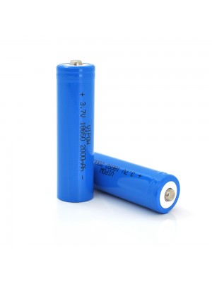 Аккумулятор 18650 Li-Ion Vipow ICR18650 TipTop, 2000mAh, 3.7V, Blue Q50/500