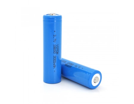 Аккумулятор 18650 Li-Ion Vipow ICR18650 TipTop, 3000mAh, 3.7V, Blue