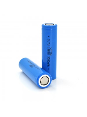 Аккумулятор 18650 Li-Ion Vipow ICR18650 FlatTop, 3000mAh, 3.7V, Blue