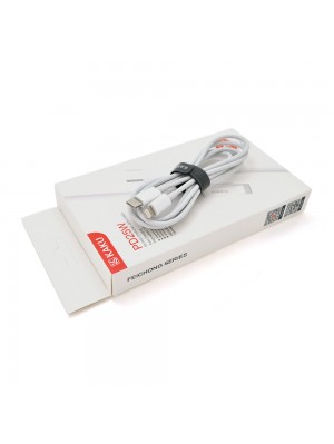 Кабель iKAKU KSC-507 FEICHONG fast charging data cable (TYPE-C to Lightning), White, длина 1.2м, 3,2А, BOX