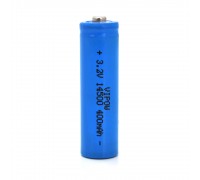 Литей-железо-фосфатный аккумулятор 14500 Lifepo4 Vipow IFR14500 TipTop, 400mAh, 3.2V, Blue /500