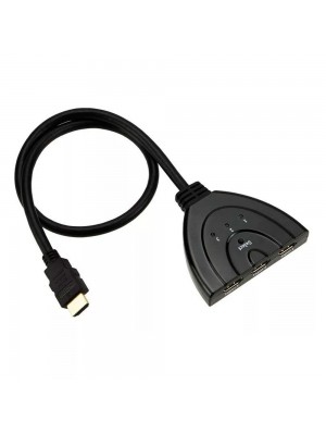 Розгалужувач HDMI (тато) на 3 * HDMI (мама), 1080P, 0,8 м, Black